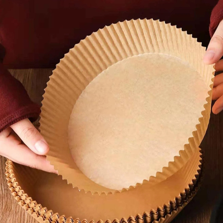 Hârtie de copt pentru friteuză cu aer (Airfryer) - Rotundă 23 cm - 50 buc/pachet [3]