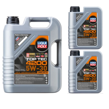 Branduri - Pachet 7 litri ulei de motor sintetic Liqui Moly Top Tec 4200 5W30