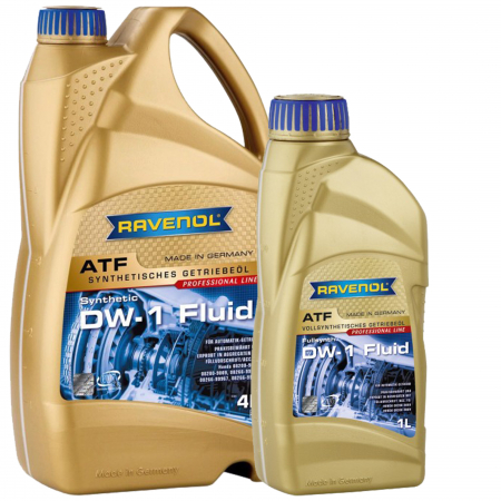 Uleiuri si Lichide - Pachet 5 litri ulei Ravenol ATF DW-1 Fluid pentru transmisie automata