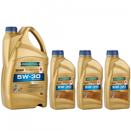 Uleiuri si Lichide - Pachet 8 Litri ulei Ravenol SMP 5W30