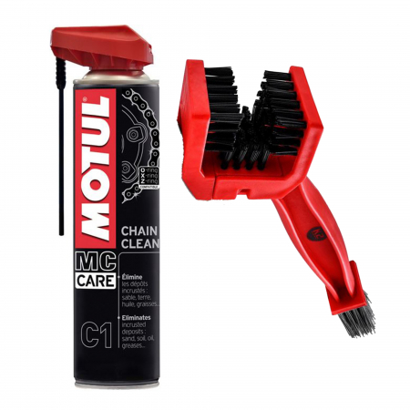 Branduri - Pachet curatare lant moto MC Care C1 si perie