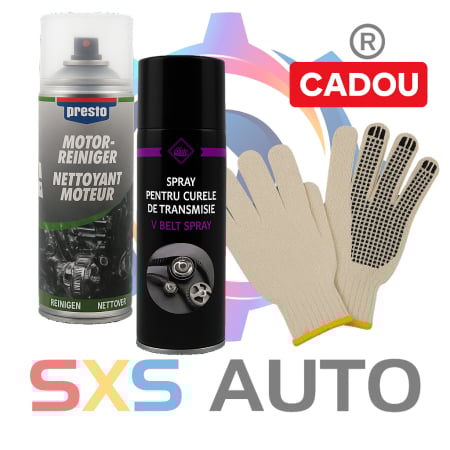 Produse curatare interior auto - Pachet Întreținere Motor: Spray Curățare Motor + Spray Curele transmisie = Mănuși JBM cu palma intarita Cadou
