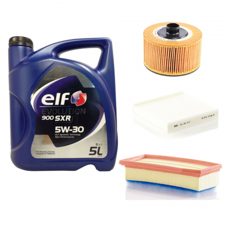 Dacia - Pachet Revizie Ulei Elf 900 SXR + Filtre Mann pentru Dacia Logan II/ MCV II 0.9 TCE