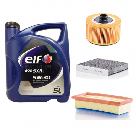 Dacia - Pachet Revizie Carbon Ulei Elf + Filtre pentru Dacia Logan II/ MCV II 0.9 TCE