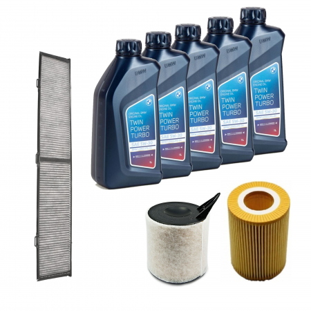 BMW - Pachet revizie filtre si ulei BMW Seria 3 E90, E91 LCI 320i - tip motor N43