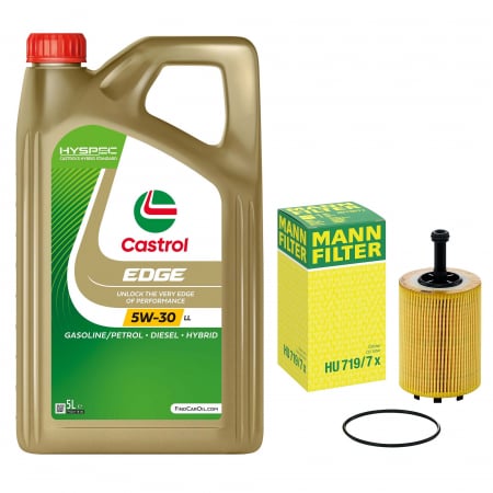 Dodge - Pachet revizie ulei Castrol Edge Longlife pentru Audi A2 (8Z0) motor diesel 1.2 TDI 61cp 45kw