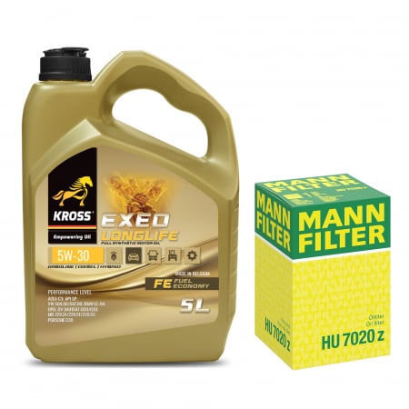 Audi - Pachet revizie ulei Kross Exeo Longlife III pentru Audi A1 (8X1, 8XK) 1.6 TDI diesel 115cp 85kw