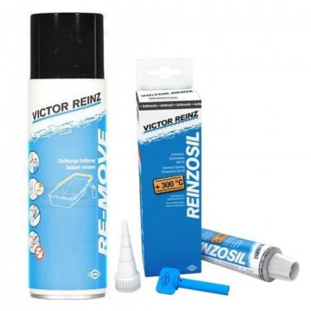 Branduri - Pachet spray Victor Reinz indepartare etansari 300 ml si silicon etansare Victor Reinz 70 ml