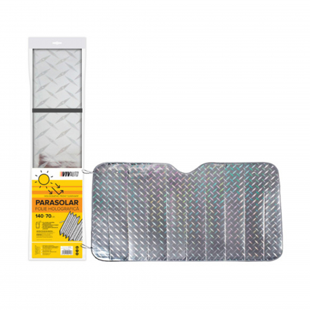 Parasolare Auto - Parasolar VivAuto Folie Holografica reflectorizanta 140x70 cm