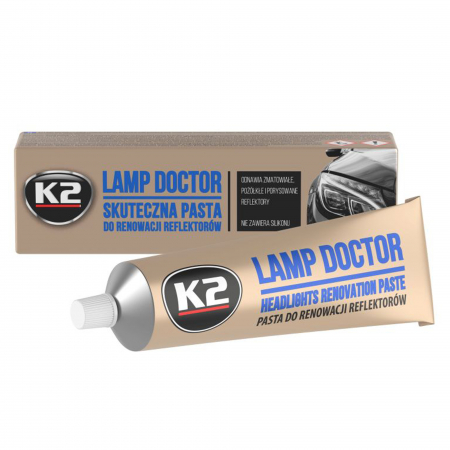 Branduri - Pasta K2 pentru restaurarea manuala sau mecanica a farurilor 60g