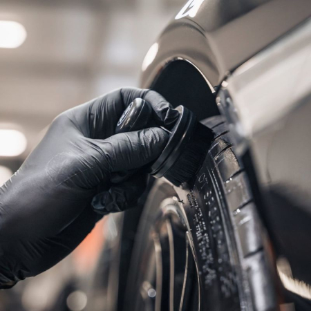 Pensulă Aplicator Dressing Anvelope K2 Traco PRO cu Suport [6]