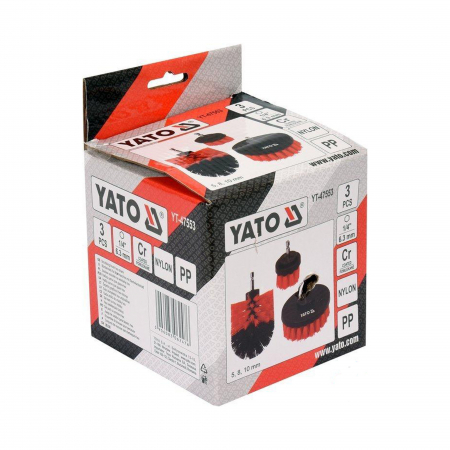 Set 3 perii curatare cu prindere hexagonala [1]