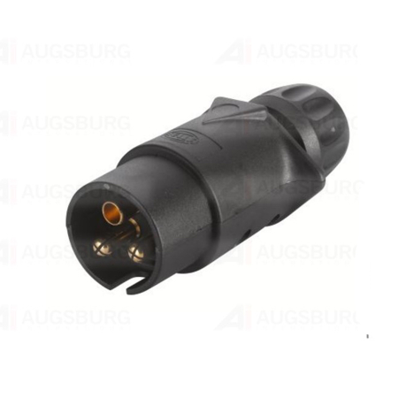 Electrica si Electronice Auto - Stecher 3 poli Hella - 24V, Corp Plastic (Cu Capac Filetant)