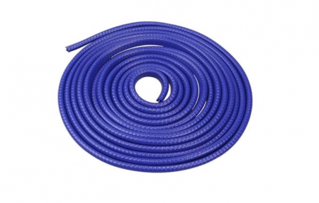 Protectie usi - Cheder Auto cu insertie metalica pentru protectie rola 5 metri albastru