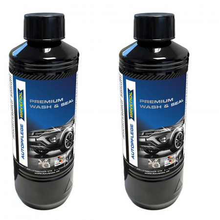 Spuma activa & detergenti auto - Pachet 1 litru sampon auto Ravenol Premium Wash and Seal