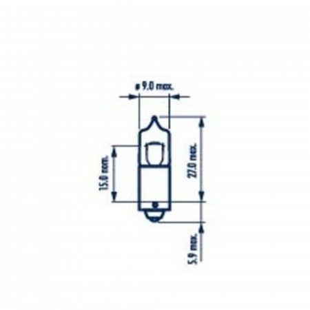 Set 10 Becuri 12V H10W Narva [2]