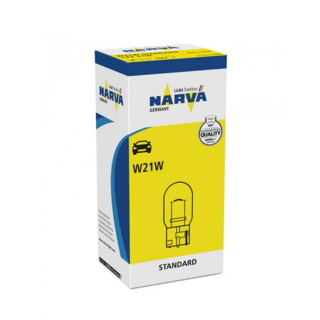 Electrica si Electronice Auto - Set 10 Becuri 12V W21W Narva