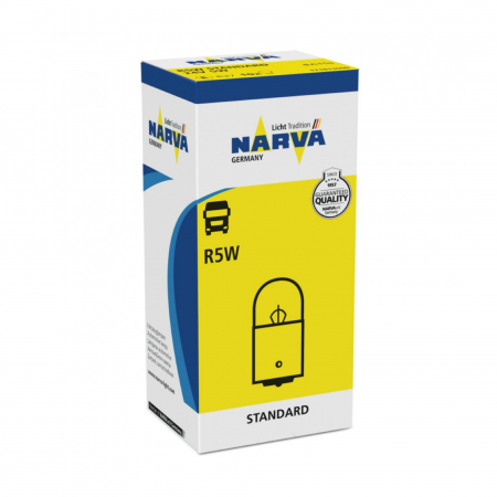 Becuri Auto - Set 10 Becuri Auxiliare 24V R5W Narva Heavy Duty