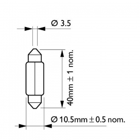 Set 10 Becuri Bord SV8.5 12V Philips [2]