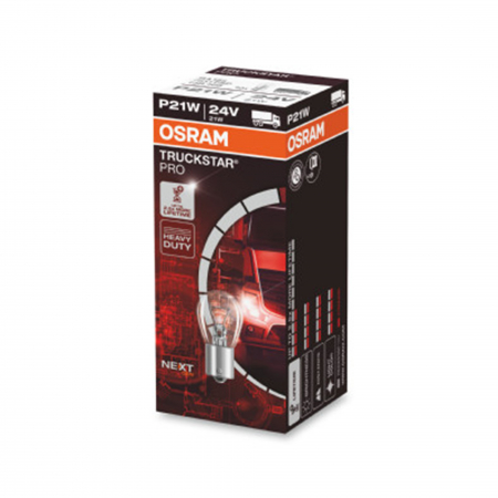 Set 10 becuri camion P21W Truckstar PRO +100%