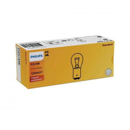 Becuri Auto - Set 10 Becuri Frana P21/4W 12V Philips