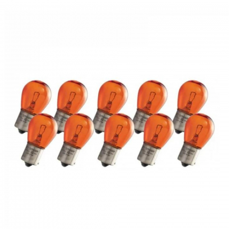 Set 10 Becuri Semnalizare 12V PY21W BAU15S Galben Sct [1]