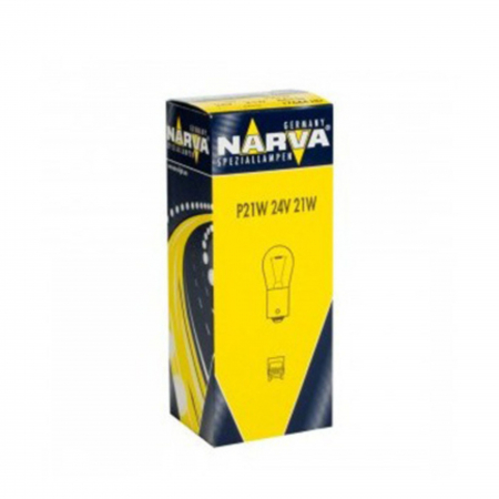 Becuri Auto - Set 10 Becuri Semnalizare 24V P21W Narva