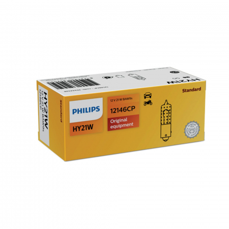 Set 10 Becuri Semnalizare HY21W 12V Philips [0]