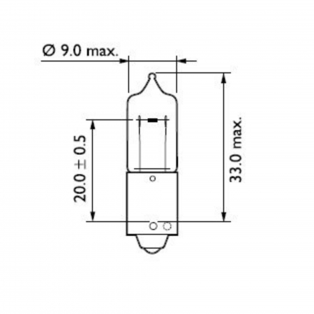 Set 10 Becuri Semnalizare HY21W 12V Philips [2]