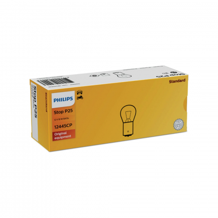 Becuri Auto - Set 10 Becuri Stop Frana P25 12V  Vision Philips