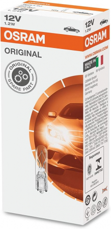 Becuri Auto - Set 10 bec W1.2W 12V Osram Original