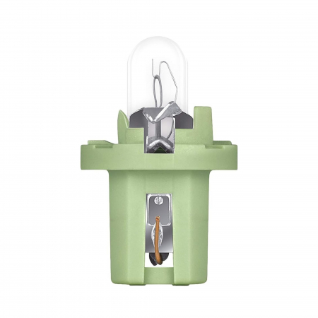 Set 10 Becuri Bord BX8.5D, Soclu Verde Deschis 12V 2W, Osram [2]