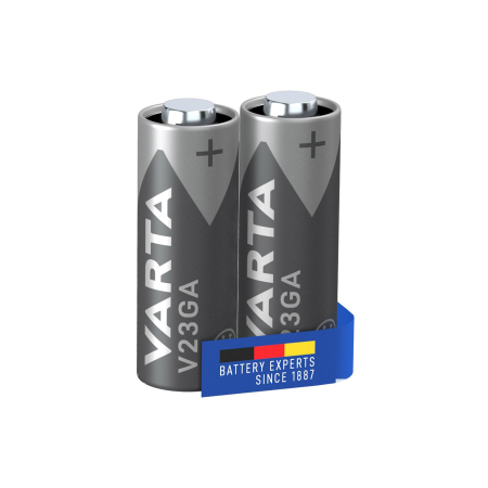Set 2 Baterii Alcaline VARTA Professional Electronics V23GA (A23 / MN21) - 12V, Pentru Telecomenzi Auto și Porți [1]