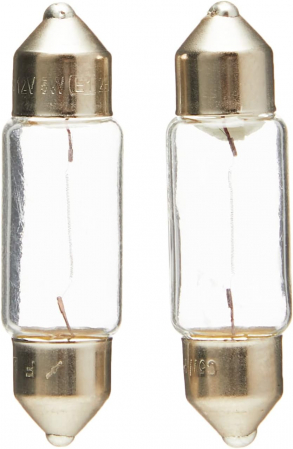 Set 2 bec C5W Philips 12V Festoon Vision blister [1]