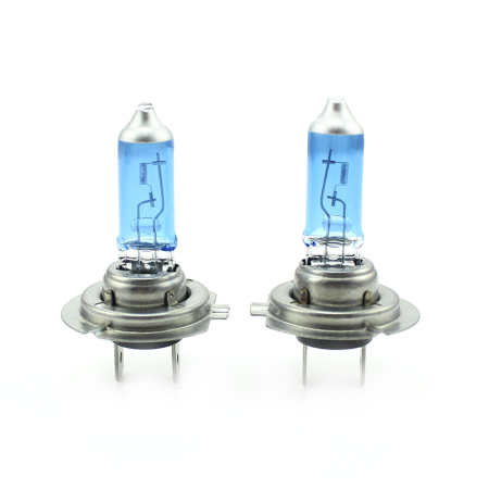 Set 2 Becuri Halogen H7 LONG LIFE - +100% Intensitate, Alb Xenon (12V/55W) [1]