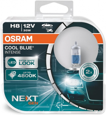 Electrica si Electronice Auto - Set 2 becuri halogen H8 12V Osram Cool Blue Intense NextGen