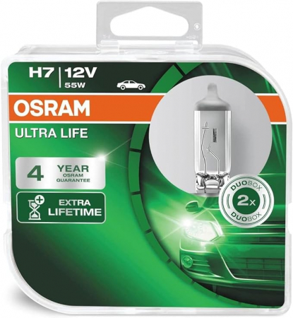 Electrica si Electronice Auto - Set 2 becuri H7 12V 55W Osram Ultra Life