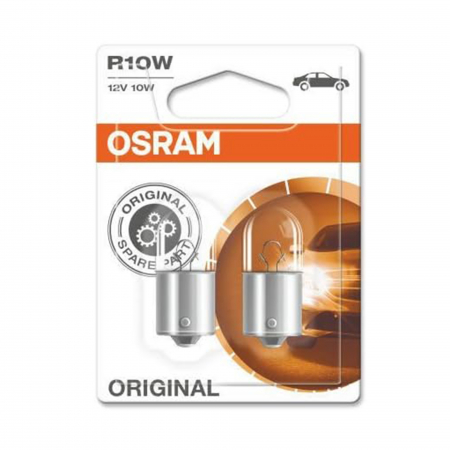 Auxiliare Halogen - Set 2 Becuri R10W 12V Osram, Original Blister