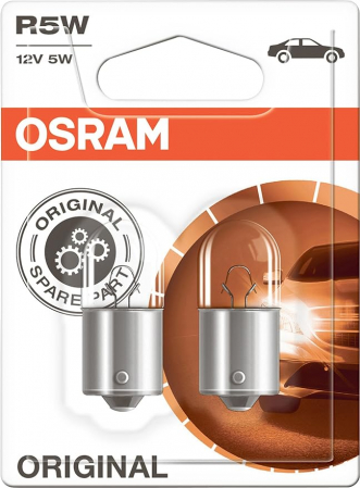 Auxiliare Halogen - Set 2 Becuri 12V R5W Osram Original Blister