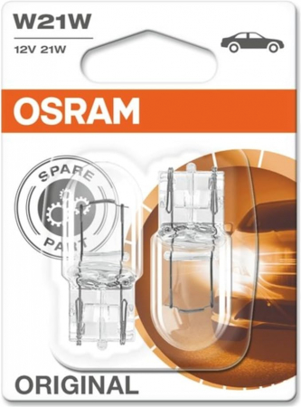 Auxiliare Halogen - Set 2 becuri W21W Osram Original blister