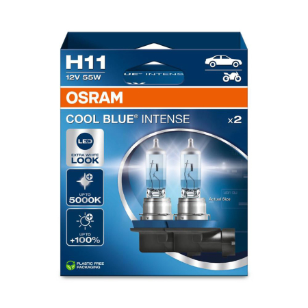 Electrica si Electronice Auto - Set 2 becuri H11 12V 55W Osram Cool Blue Intense NextGen