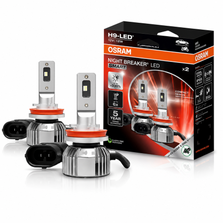 Electrica si Electronice Auto - Set 2 becuri Osram Night Breaker LED Smart H9 12V 6000K omologare RAR