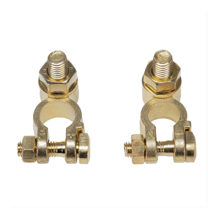 Electrica si Electronice Auto - Set 2 Borne Baterie Auto (+/-) din Zinc, Prindere M8