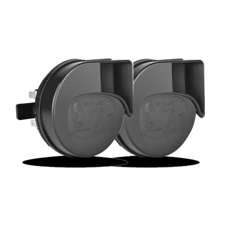 Branduri - Set 2 claxoane electromagneticecu releu, ton inalt si ton jos, 12V 6A+6A