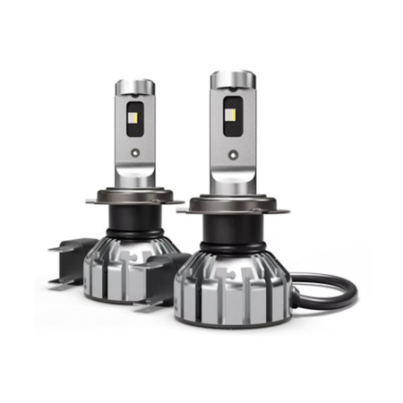 Set 2 Becuri LED H7 Osram Night Breaker SMART, Omologate RAR / Street Legal, +330% Lumina, 6000K Alb Rece, 12V, 16W, Design Compact - cutie service [1]