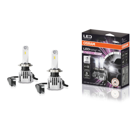 Electrica si Electronice Auto - Set LED-uri H7 OSRAM Intense - Până la +350% Lumină (Performanță Maximă)