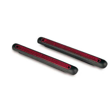 Protectie usi - Set 2 Protecții Cant Portieră Reflectorizante BOTTARI 18009, 13.5 cm