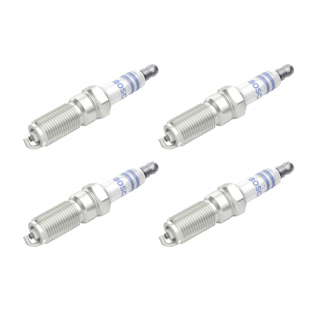Accesorii Auto - Set 4 bujii scanteie Bosch pentru Ford Ecosport, Fiesta, Focus, Fusion, KA, Mondeo