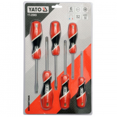 Surubelnite - Set 6 surubelnite Yato din otel S2 pentru lacatuserie