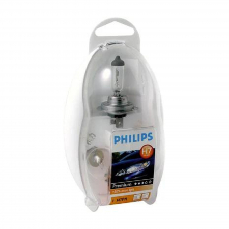 Halogen - Set Becuri Auto De Rezerva H7 Philips EasyKit 12V